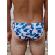 2eros - V20 Printed Swim Brief Aqua Navy