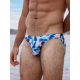 2eros - V20 Printed Swim Brief Aqua Navy