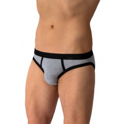 Olaf Benz - RED2604 Retrobrief Black + grey-melange