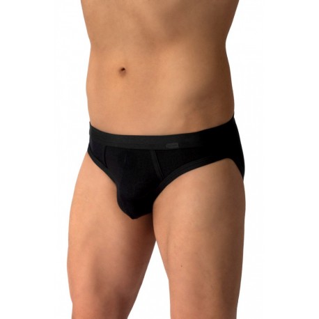 Olaf Benz - RED2604 Retrobrief Black + grey-melange