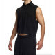 Modus Vivendi - Linen Crop Shirt Black