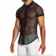 Modus Vivendi - Mesh Through Shirt Black