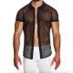 Modus Vivendi - Mesh Through Shirt Black