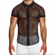 Modus Vivendi - Mesh Through Shirt Black