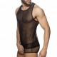 Addicted - CHARM TANK TOP Kaki + Black