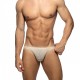 Addicted - JEANS RIB KNIT BIKINI BRIEF Beige