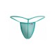 CandyMan - G-String Color Aqua Mesh (Turquoise)