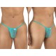 CandyMan - G-String Color Aqua Mesh (Turquoise)