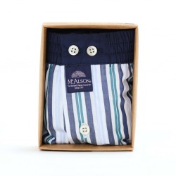 Mc Alson - Striped navy & white