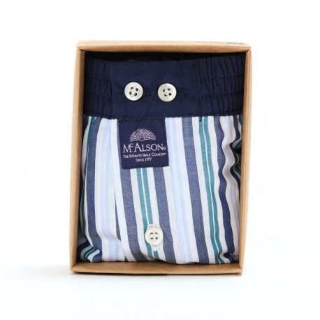 Mc Alson - Striped navy & white