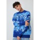 FRILIVIN - Pull Retro Bleu électrique
