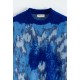 FRILIVIN - Pull Retro Bleu électrique