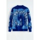 FRILIVIN - Pull Retro Bleu électrique