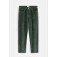 FRILIVIN - Pantalon Cotelé Vert