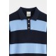 FRILIVIN - Polo Pull Rayures Bleus