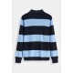 FRILIVIN - Polo Pull Rayures Bleus