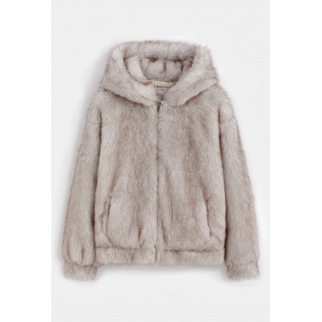 FRILIVIN - Veste fourrure Noir