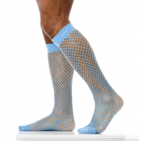 Modus Vivendi Fishnet Socks Blue
