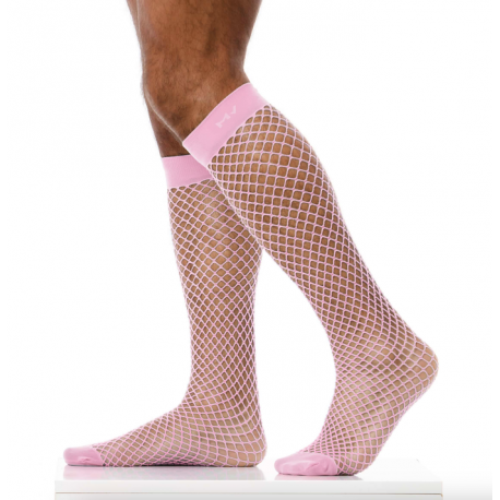 Modus Vivendi Fishnet Socks Pink