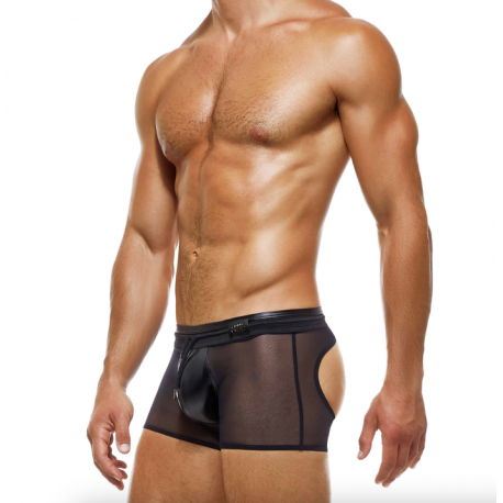 Modus Vivendi - Latex Bottomless Boxers Black