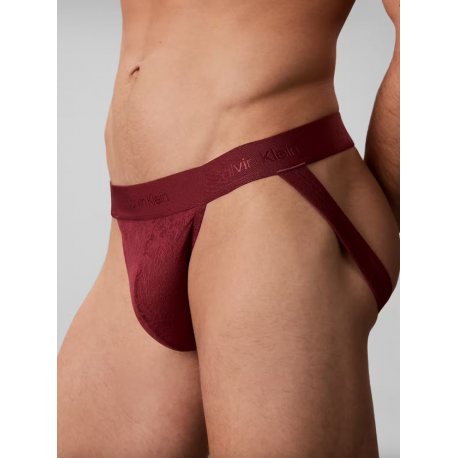 Calvin Klein - Sculpt Lace Jockstrap Red