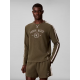 Calvin Klein - Waffle L/S Crew Neck Khaki