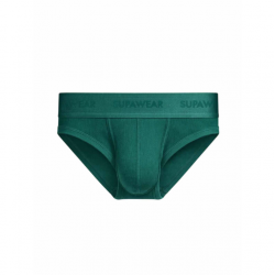 Supawear - Ribbed Brief Underwear Emerald