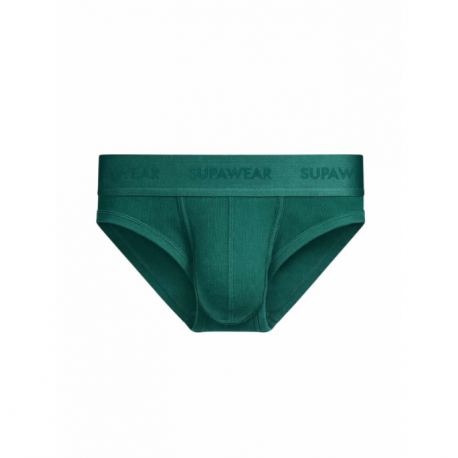 Supawear - Ribbed Brief Underwear Emerald