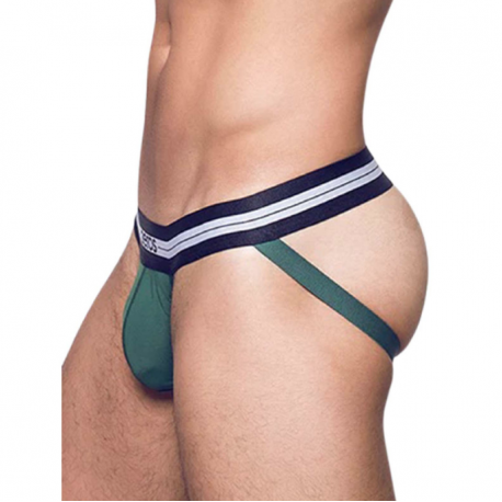 2Eros - AKTIV Helios Jockstrap Underwear Green