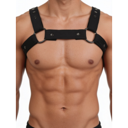Manstore - Neoprene Sport Muscle Harness Black Adjustable