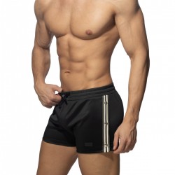 Addicted - NEXUS BUTTON SHORTS Black