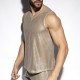 ES Collection - WYSIWYG V-NECK TANKTOP Gold