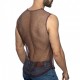 Addicted - KEEP PARTYING TANK TOP Aubergine + Black